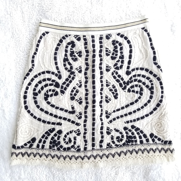 🔥LAST 1🔥NWT ANTHROPOLOGIE BOHO TEXTURED MINI SKIRT - Picture 8 of 8